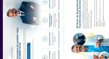 Landing Page de Serviços Odontologia - Elementor Template wp