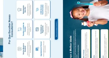 Landing Page de Serviços Odontologia - Elementor Template wp