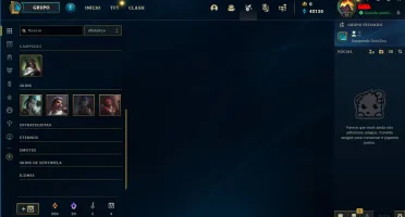 CONTA LOL MESTRE! 61%WINRATE 22PDL P/GAME! E-MAIL NÃO VERIF.