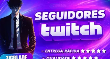 Seguidores para Twitch com Entrega Rápida e Perfis Reais