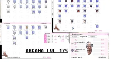 Arcana Nível 175 - com Arrogante 3/3 única no servidor