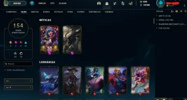 VENDO CONTA D3 - EX-GRÃOMESTRE 154 SKINS 2KK DE MAESTRIA