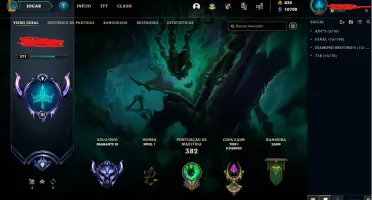 VENDO CONTA D3 - EX-GRÃOMESTRE 154 SKINS 2KK DE MAESTRIA