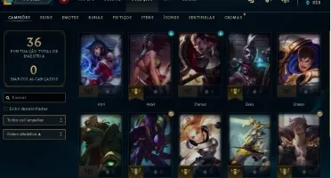 conta lol  Smurf unranked lol