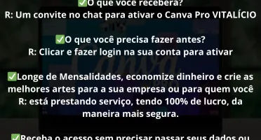 Canva Pro Vitalício + Bônus
