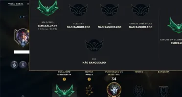 Esmeralda 4 com 40 Champs e 35 Skins