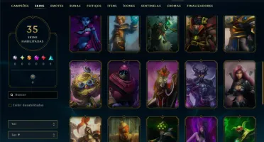 Esmeralda 4 com 40 Champs e 35 Skins
