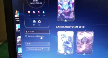 Conta league of legends barata pra sair rápido!!