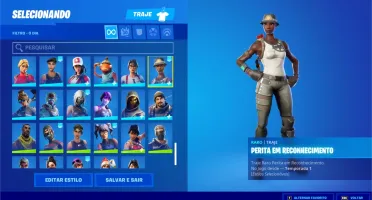 Conta Epic Fortnite com + de 120 Skin e + de 400 $ gastos
