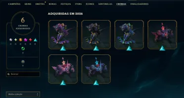 Bronze 3 com 50 Champs e 18 Skins