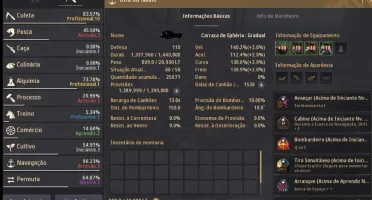 sORC 282/330 COM CARRACA GRADUAL E CHAR LIFESKILLER
