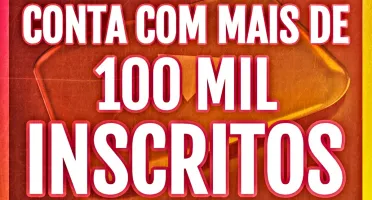 Conta / Canal do YouTube - MAIS 100K de INSCRITOS