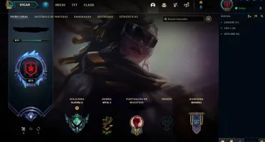 Conta lol 2013 292 skins Plat II