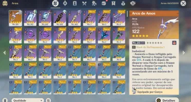 AR25 - Ganyu + Amos + Keqing + Mona + 40 TIROS!!!!!