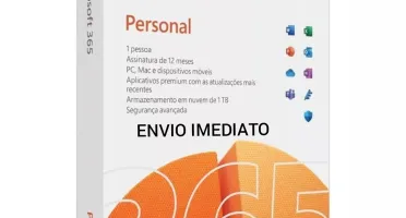 Office 365 Original 05 usuários vitalício Conta Nova 100 GB