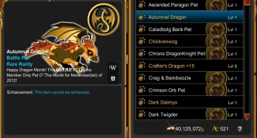 Conta AQW muitos Raros