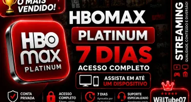 🚀 Hbo Max - Platinum | Tela Privada | Acesso: 7 Dias