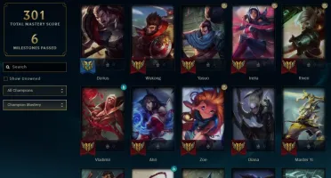 Conta lol 52 skin quase todos os champs MMR Platina