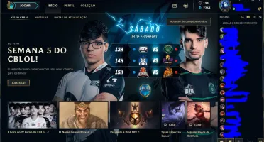 Conta lol unranked  lvl 89