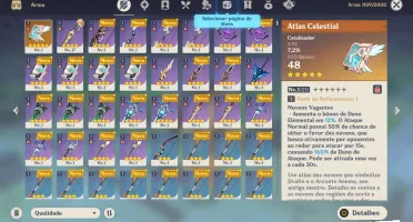 Genshin Impact Ar50 Navia C4 + Ning de Atlas e pits altos !