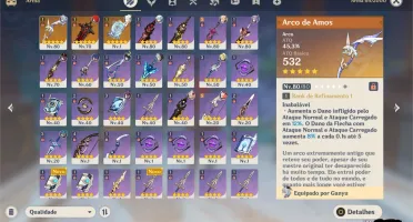 CONTA GENSHIM IMPACT COM 8 5* + 3 ARMAS 5