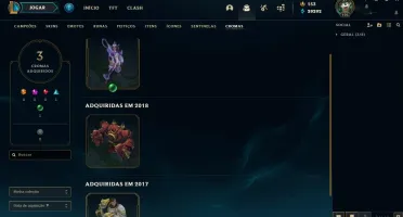 Conta League of Legends 30k de EA/78 skins/faltam 2 champs.
