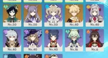 Conta Genshin - AR35 com Venti, Klee, Diluc, Keqing, Jean 5*