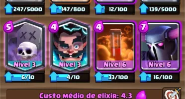 Conta Clash Royale lvl 12 com todas as cartas