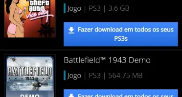 CONTA COM JOGOS + EXPANSÕES PS3! (Incluído GTA Vice City)
