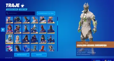 Conta Fortnite Todos os Passes, Cavaleiro Negro e bundles
