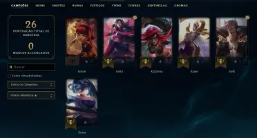 Vendo conta lvl 30 unranked League of legends