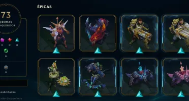 CONTA PLATINA 4 - VÁRIAS SKINS