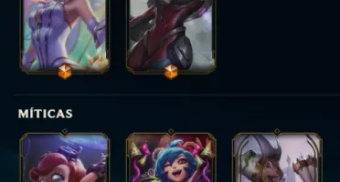 Conta League Of Legends Platina, 103 Skins e 55 frag skin