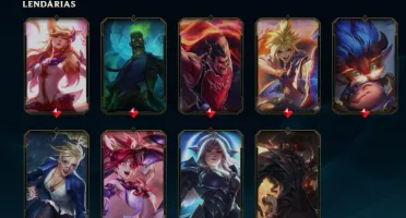 Conta League Of Legends Platina, 103 Skins e 55 frag skin