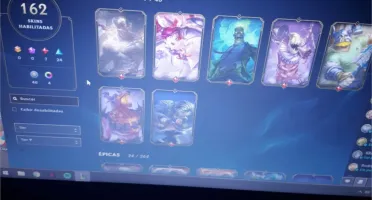 Conta platina 4 com 162 skins