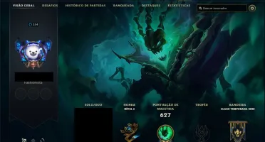 CONTA LOL LVL 354 COM VARIAS SKIN E TODOS CAMPEÕES