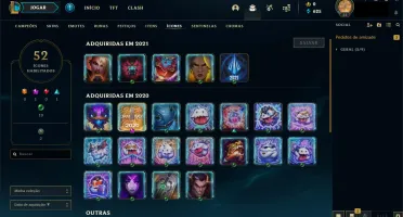 CONTA LEAGUE OF LEGENDS D1/MESTRE // 45 CAMPEÕES // MMR ALTO