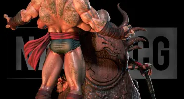 Shao Kahn and Goro Motal Kombat 3D STL