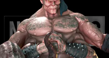 Shao Kahn and Goro Motal Kombat 3D STL