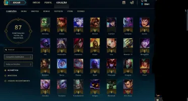 Conta unranked BARATA COM 3 SKINS
