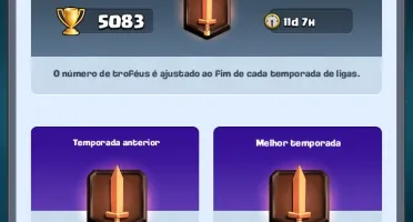 Clash Royale LVL 10, Cartas em lv 11 e outras para up.