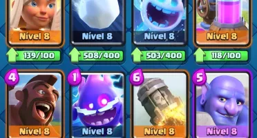 Clash Royale LVL 10, Cartas em lv 11 e outras para up.