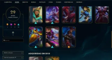 CONTA UNRANKED 58 CHAMP 29 SKINS BOAS
