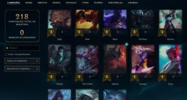 CONTA UNRANKED 58 CHAMP 29 SKINS BOAS