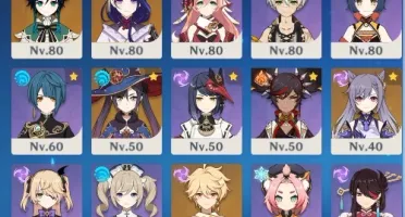 TRIO Arcontes, Ayato C1+Maremoto da Lua+Xiao+Mona+Keqing