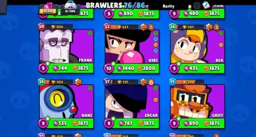 Conta Brawl Stars 30 mil troféus 32k de moedas