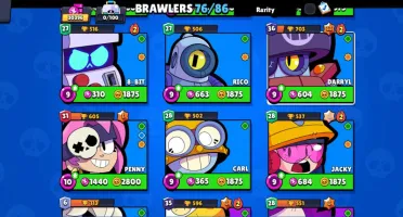 Conta Brawl Stars 30 mil troféus 32k de moedas