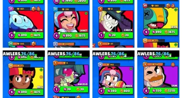 Conta Brawl Stars 30 mil troféus 32k de moedas