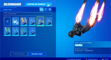 Conta Fortnite com Ceifador e Asa-Delta Tubarão
