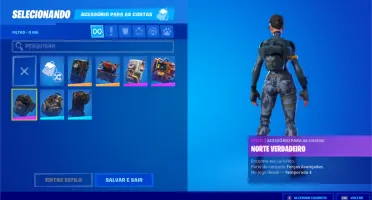 Conta Fortnite com Ceifador e Asa-Delta Tubarão
